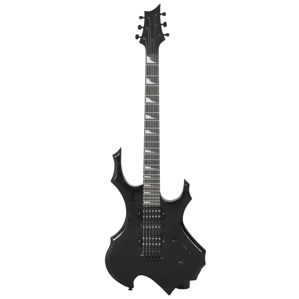 E-Gitarre für Anfänger mit Tasche Schwarz 4/4 39"