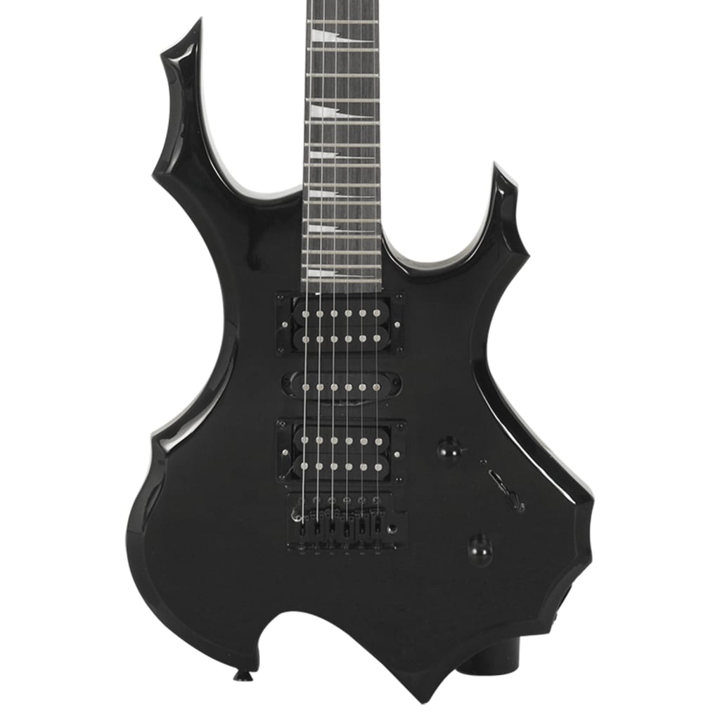 E-Gitarre für Anfänger mit Tasche Schwarz 4/4 39"