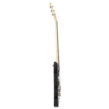 E-Gitarre für Anfänger mit Tasche Braun und Schwarz 4/4 39"