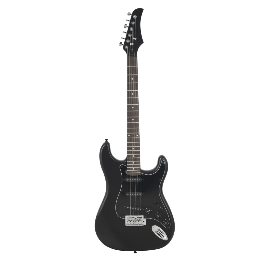 E-Gitarre für Anfänger mit Tasche Schwarz 4/4 39"