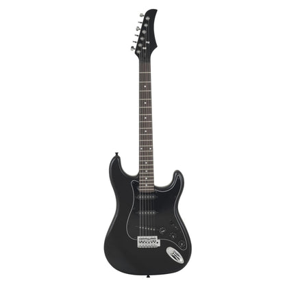 E-Gitarre für Anfänger mit Tasche Schwarz 4/4 39"