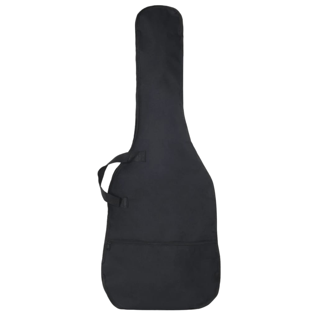 E-Gitarre für Anfänger mit Tasche Schwarz und Gold 4/4 39"