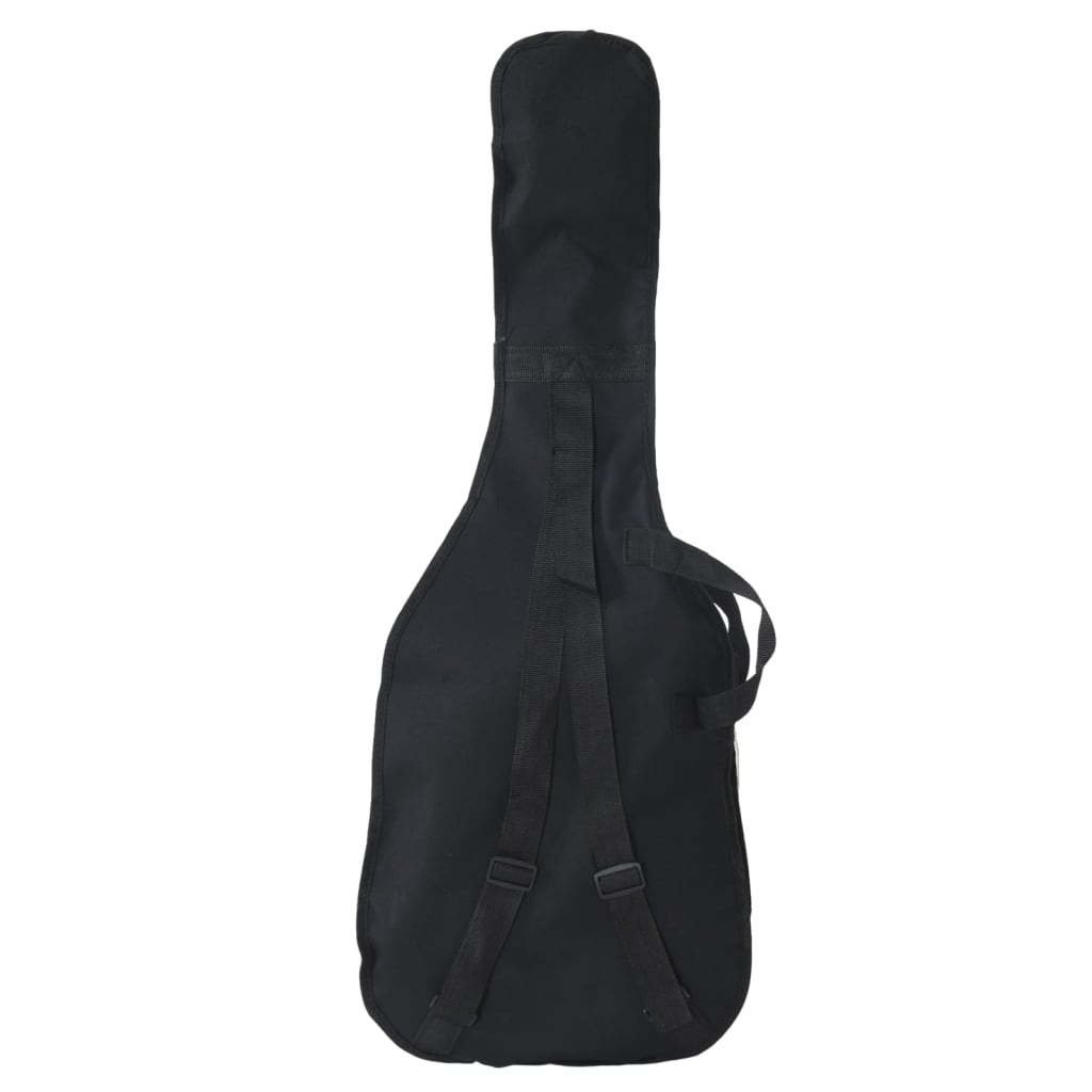 E-Gitarre für Anfänger mit Tasche Schwarz und Gold 4/4 39"