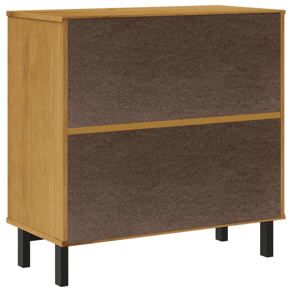 Skuffeskab FLAM 80x40x80 cm massiv fyrretræ