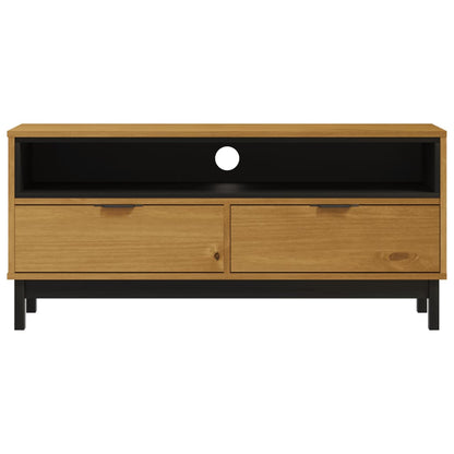 TV-Schrank FLAM 110x40x50 cm Massivholz Kiefer