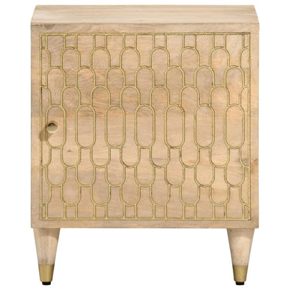 Nachttisch 40x33x46 cm Massivholz Mango