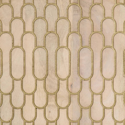 Nachttisch 50x33x60 cm Massivholz Mango