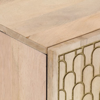 Waschbeckenunterschrank 62x33x58 cm Massivholz Mango