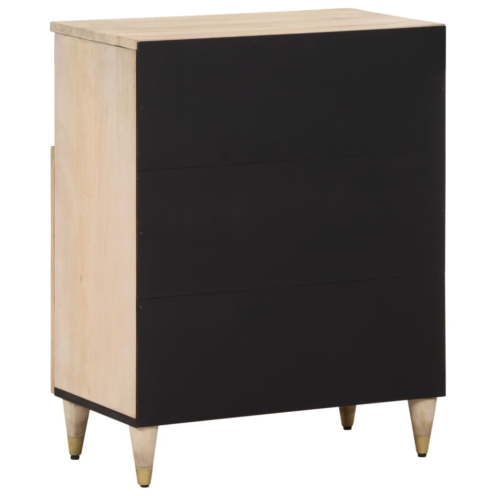 Sideskab 60x33x75 cm Massivt mangotræ