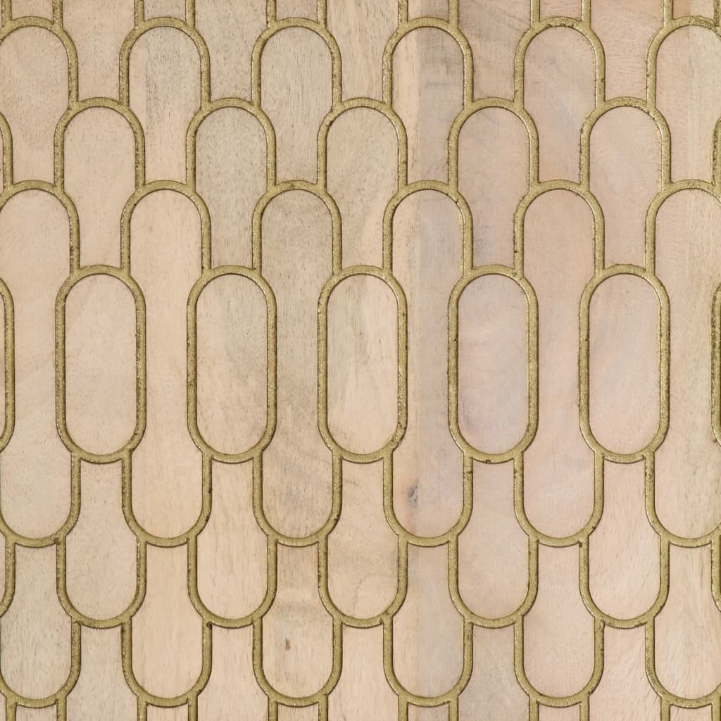 Sideskab 60x33x75 cm Massivt mangotræ