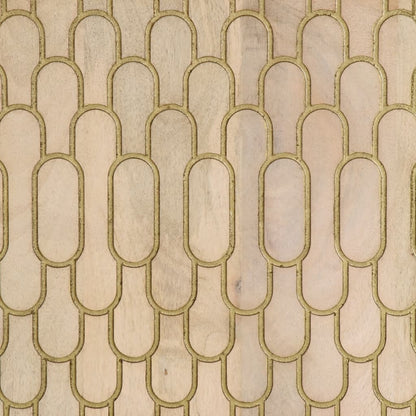 Beistellschrank 60x33x75 cm Massivholz Mango