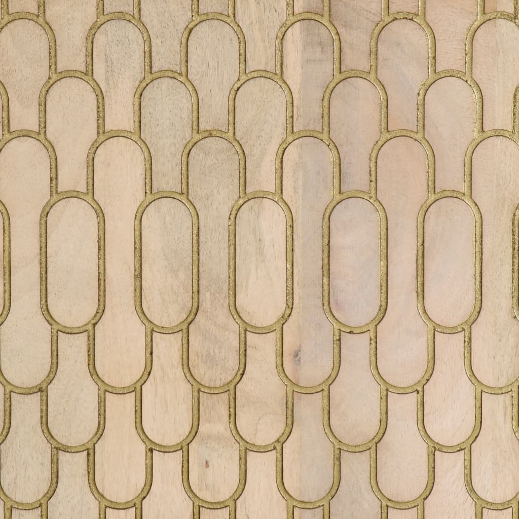 Highboard 40x33x110 cm Massivholz Mango