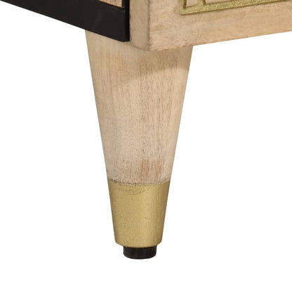 Highboard 40x33x110 cm Massivholz Mango