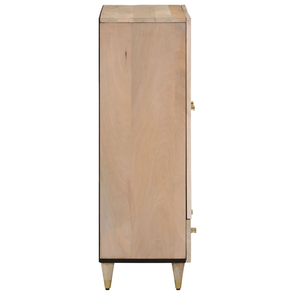 Highboard 60x33x100 cm Massivholz Mango