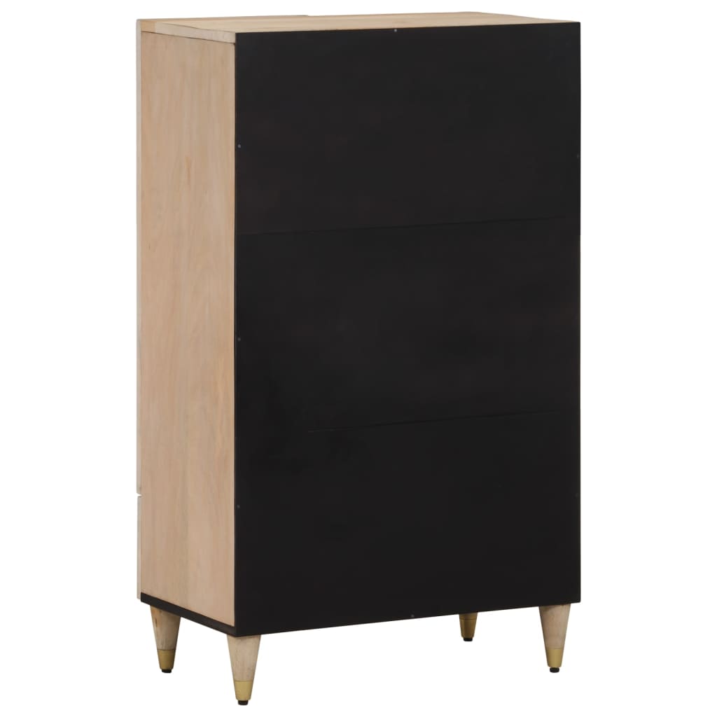 Highboard 60x33x100 cm Massivholz Mango