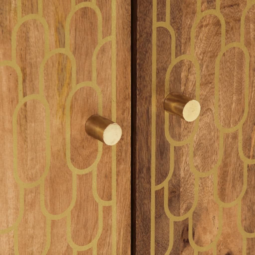 Waschbeckenunterschrank 62x33x58 cm Massivholz Mango