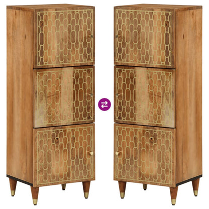 Highboard 40x33x110 cm Massivholz Mango