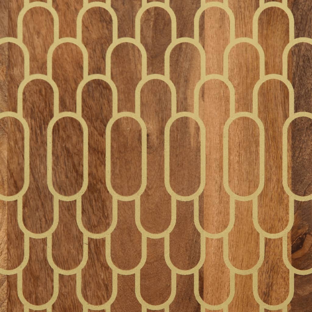 Highboard 60x33x100 cm Massivholz Mango