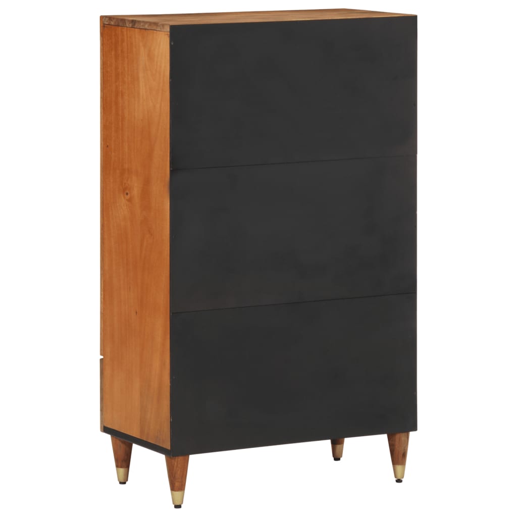 Highboard 60x33x100 cm Massivholz Mango