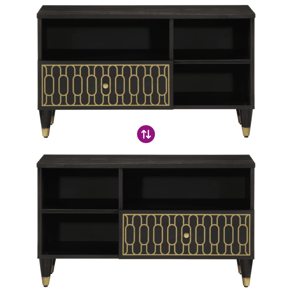 Tv-møbel 80x33x46 cm massivt mangotræ