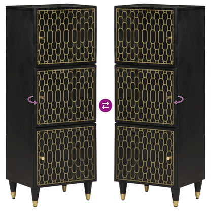 Highboard 40x33x110 cm Massivholz Mango