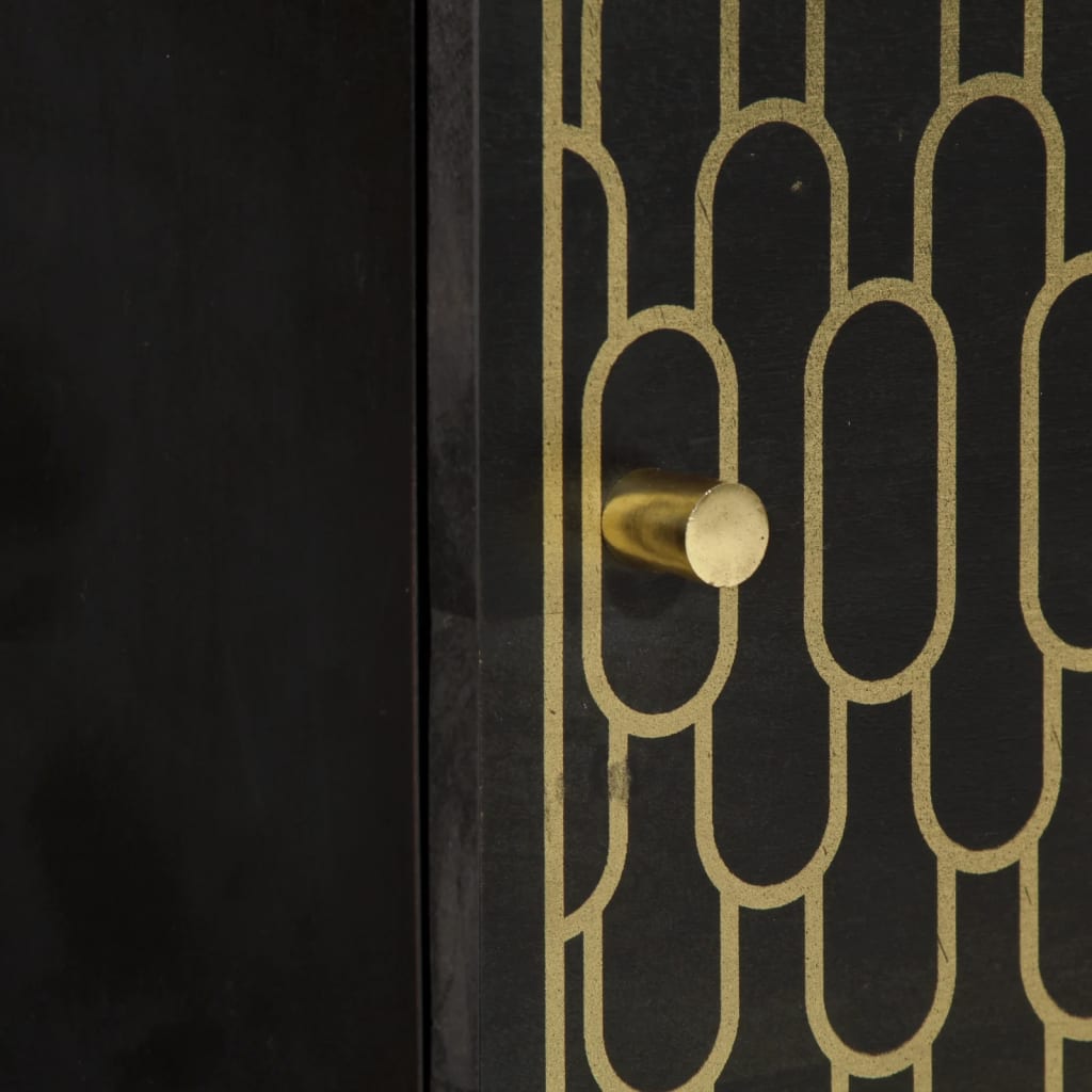 Highboard 40x33x110 cm Massivholz Mango