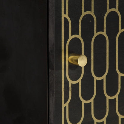 Highboard 40x33x110 cm Massivholz Mango