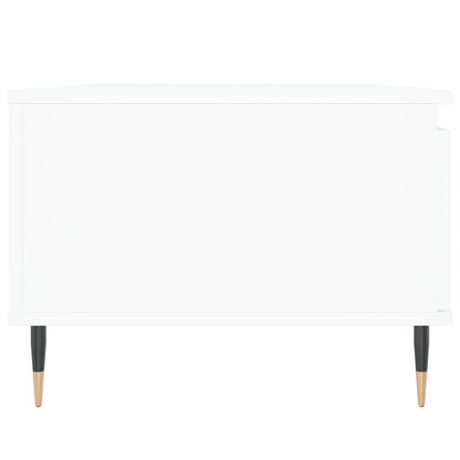 Couchtisch Weiß 90x50x36,5 cm Holzwerkstoff