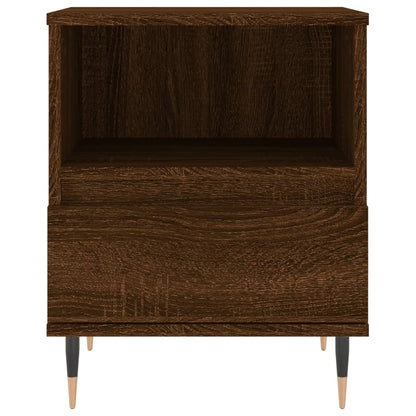 Nachttische 2 Stk. Braun Eichen-Optik 40x35x50 cm Holzwerkstoff