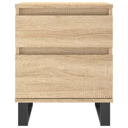 Nachttische 2 Stk. Sonoma-Eiche 40x35x50 cm Holzwerkstoff