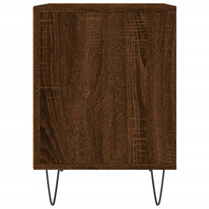 Nachttisch Braun Eichen-Optik 40x35x50 cm Holzwerkstoff