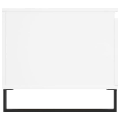 Sofabord Hvid 100x50x45 cm Træ Materiale