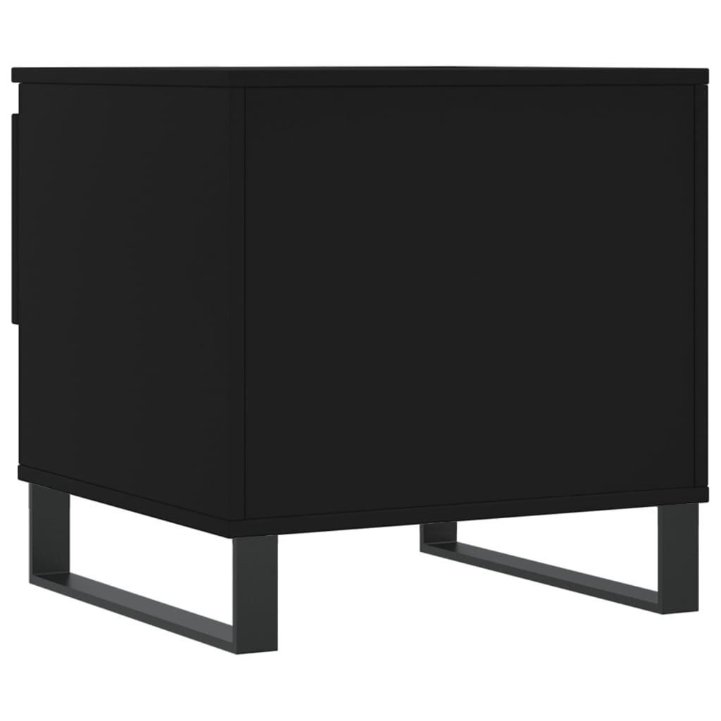 Sofaborde 2 stk Sort 50x46x50 cm Træmateriale