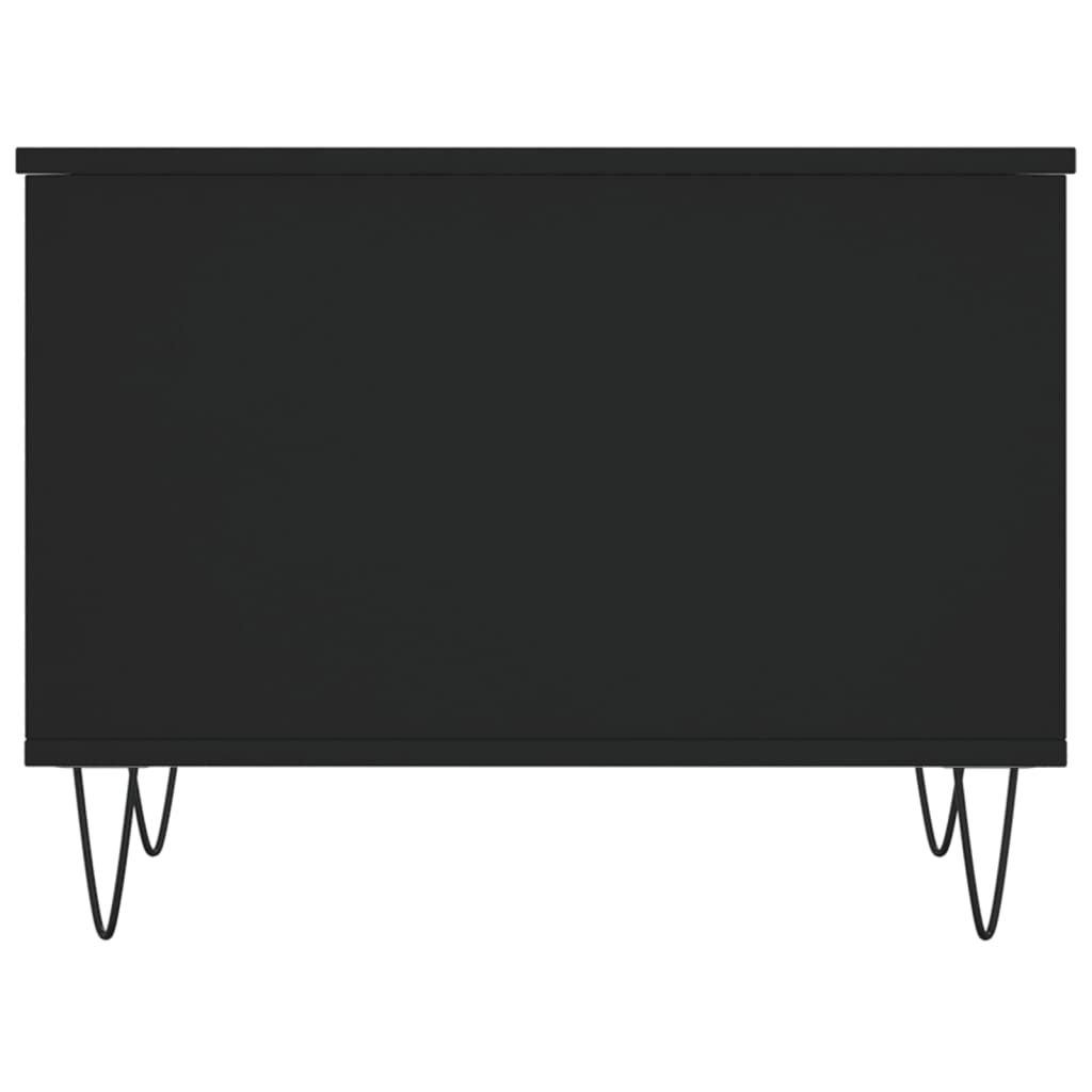 Couchtisch Schwarz 60x44,5x45 cm Holzwerkstoff