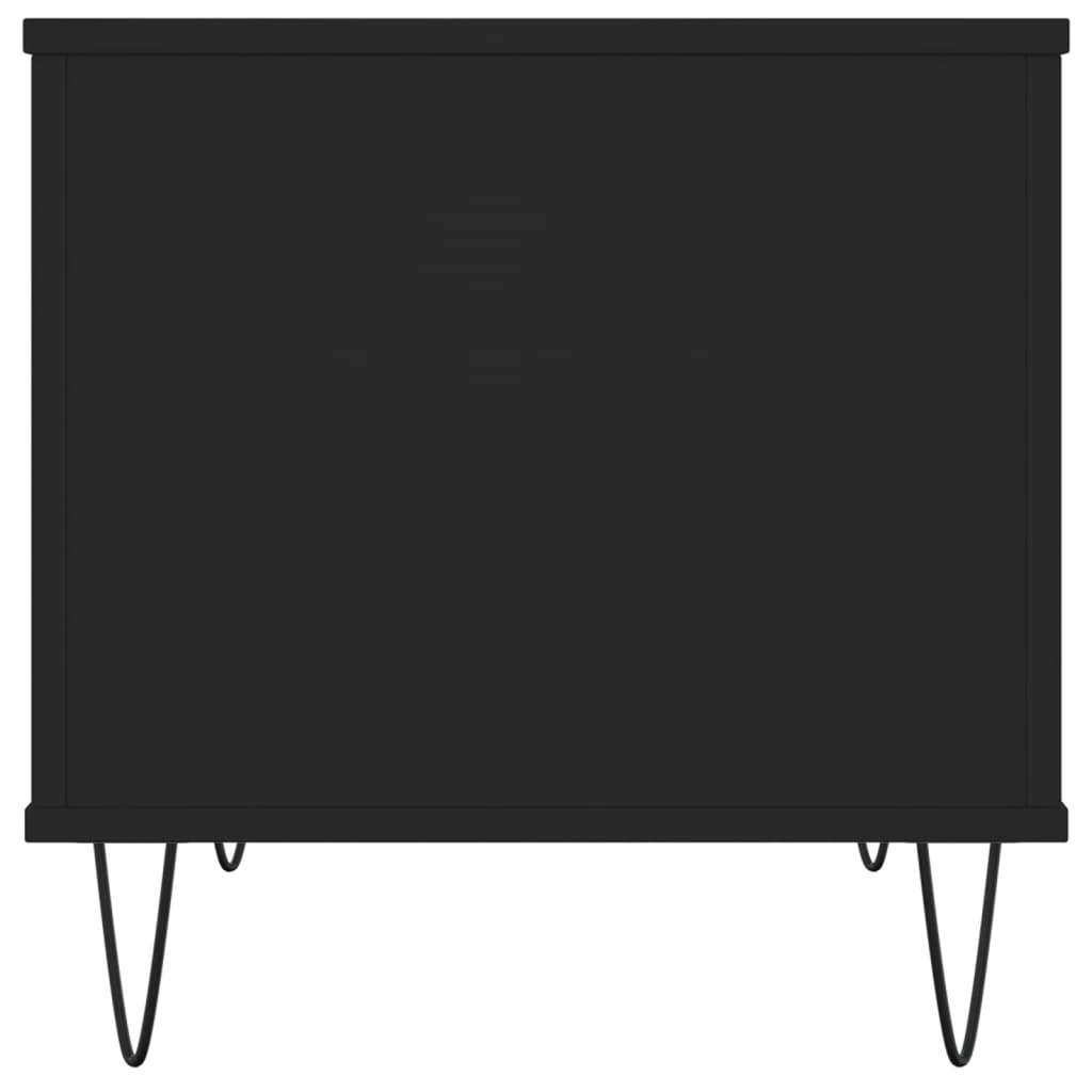 Couchtisch Schwarz 60x44,5x45 cm Holzwerkstoff