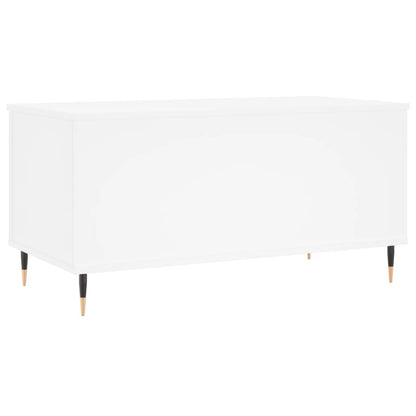 Sofabord Hvid 90x44,5x45 cm Træ Materiale