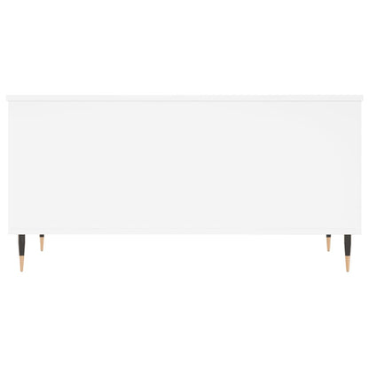 Sofabord Hvid 90x44,5x45 cm Træ Materiale