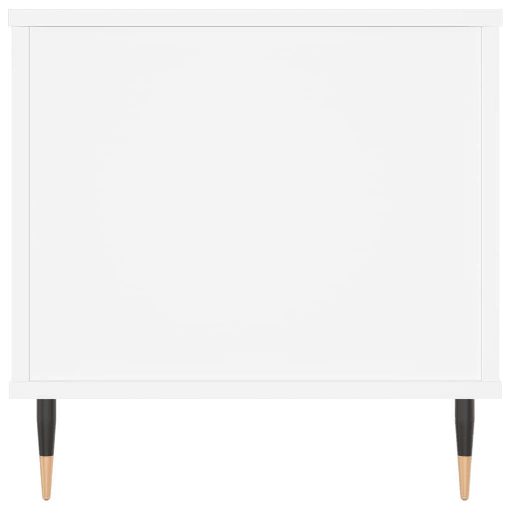 Sofabord Hvid 90x44,5x45 cm Træ Materiale