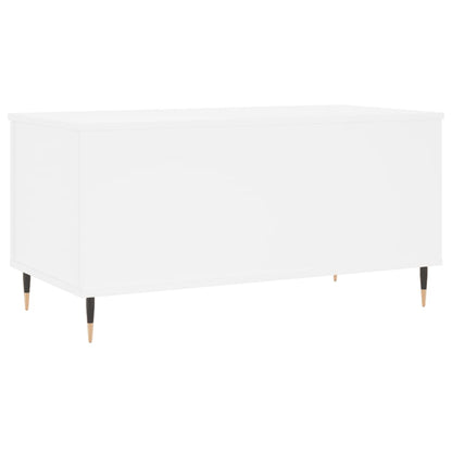 Sofabord Hvid 90x44,5x45 cm Træ Materiale