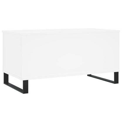 Sofabord Hvid 90x44,5x45 cm Træ Materiale