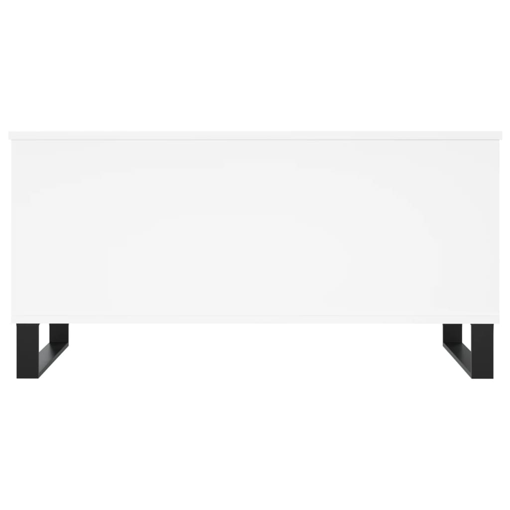 Sofabord Hvid 90x44,5x45 cm Træ Materiale