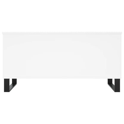 Sofabord Hvid 90x44,5x45 cm Træ Materiale