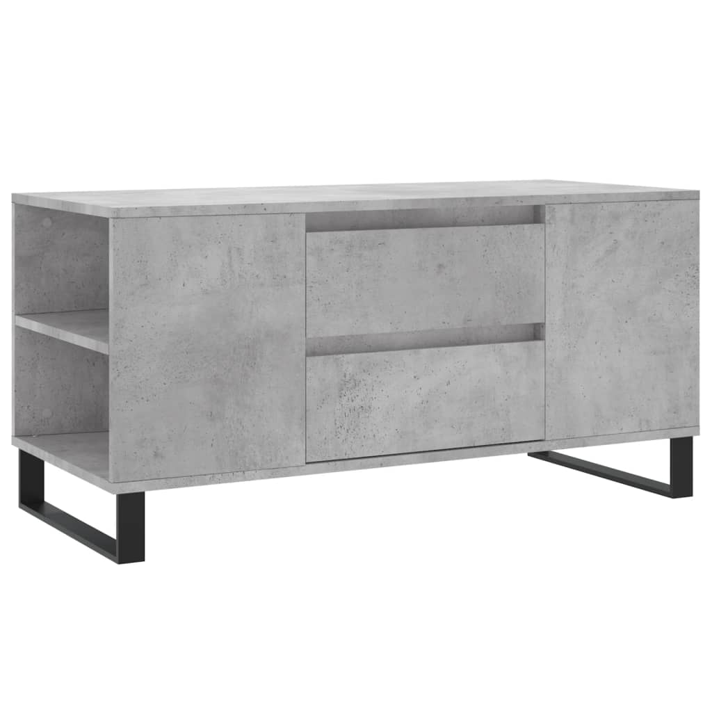 Couchtisch Betongrau 102x44,5x50 cm Holzwerkstoff