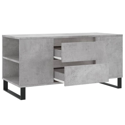 Couchtisch Betongrau 102x44,5x50 cm Holzwerkstoff