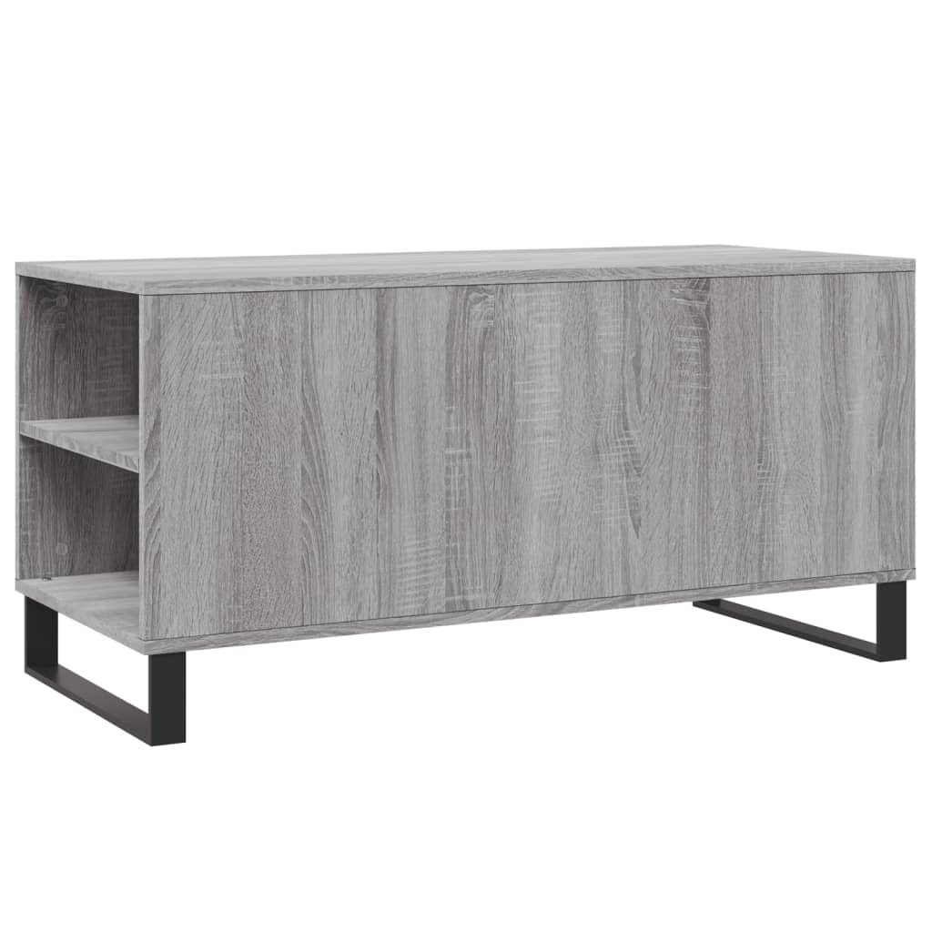 Couchtisch Grau Sonoma 102x44,5x50 cm Holzwerkstoff