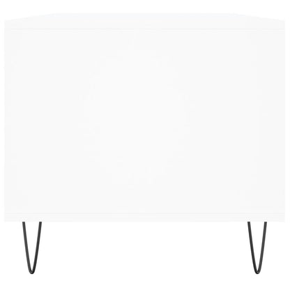 Sofabord Hvid 90x49x45 cm Træ Materiale