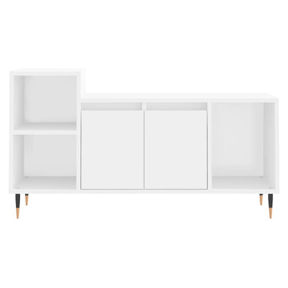 TV-skab Hvid 100x35x55 cm Træ Materiale