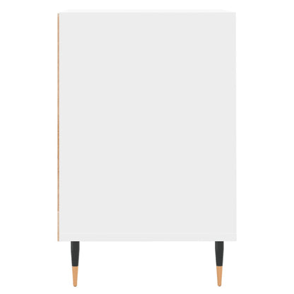 TV-skab Hvid 100x35x55 cm Træ Materiale