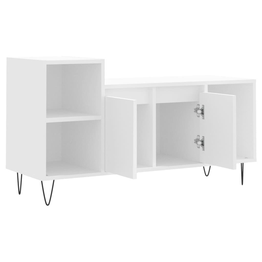 TV-Schrank Weiß 100x35x55 cm Holzwerkstoff