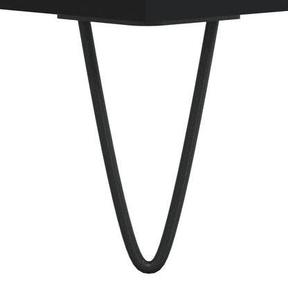 TV-skab Sort 100x35x55 cm Træ Materiale